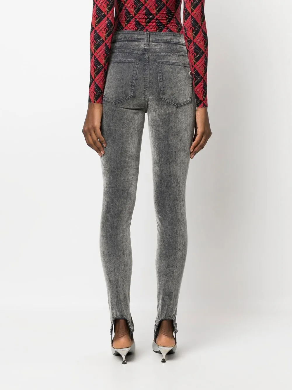 Slandy stirrup skinny jeans