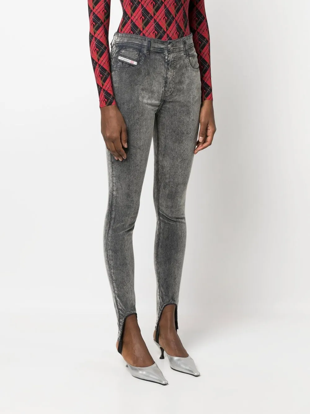 Slandy stirrup skinny jeans