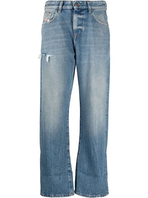 Diesel 1999 straight-leg distressed jeans
