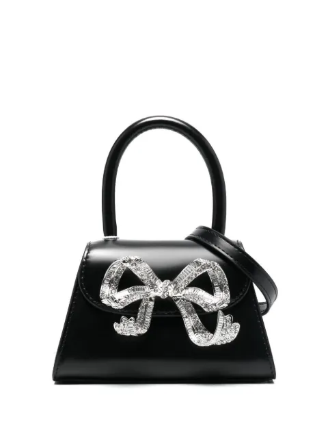 Self-Portrait Bolsa tote The Bow com aplicações