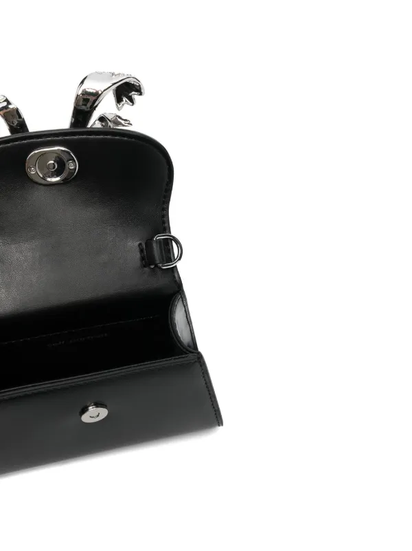 Self-Portrait The Bow Embellished Tote Bag | Black | FARFETCH AZ