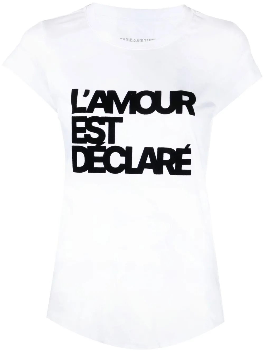 

Zadig&Voltaire playera con eslogan estampado - Blanco