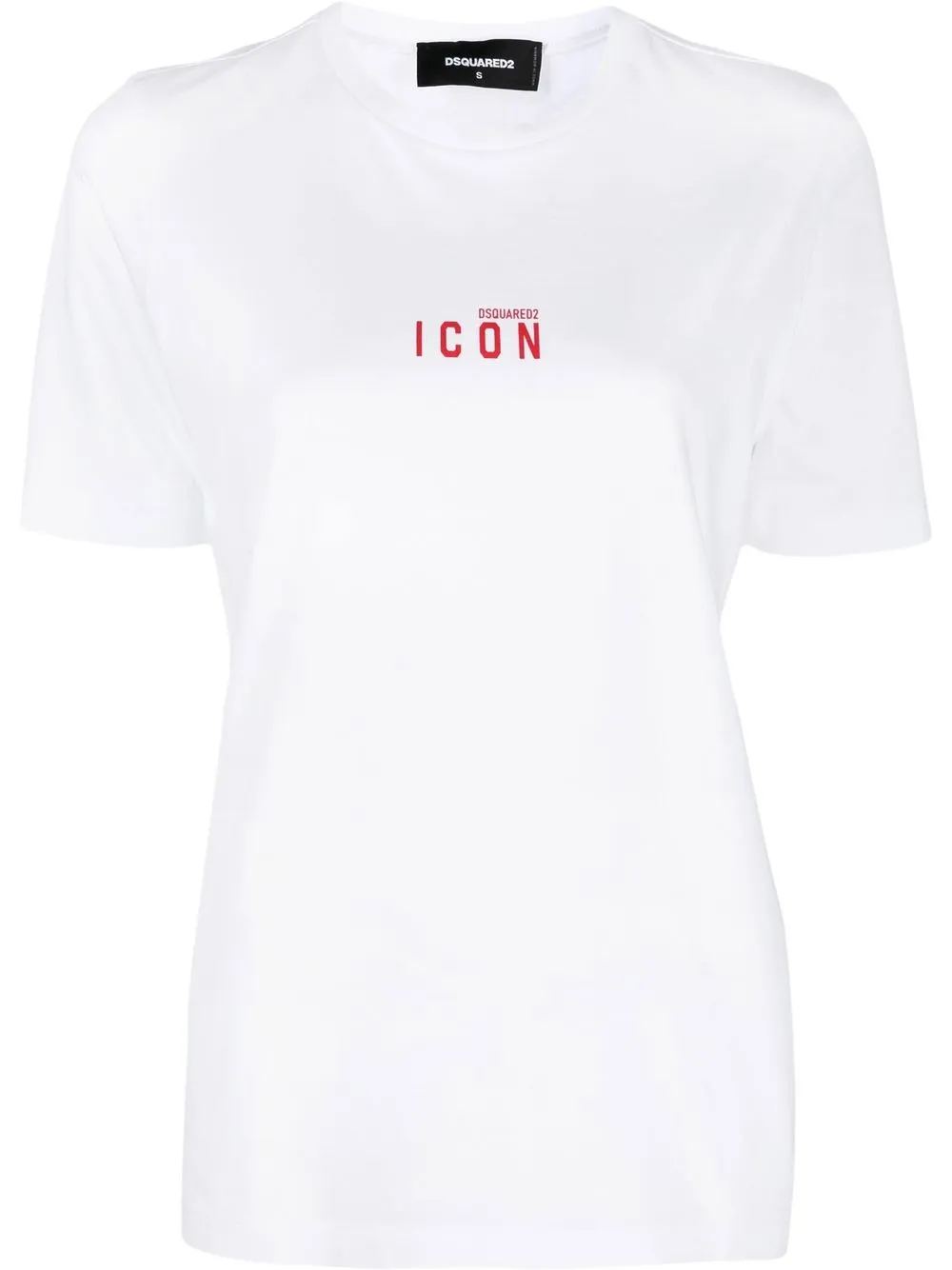 

Dsquared2 playera manga corta con logo estampado - Blanco