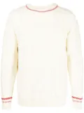 Marine Serre cable-knit wool jumper - Neutrals
