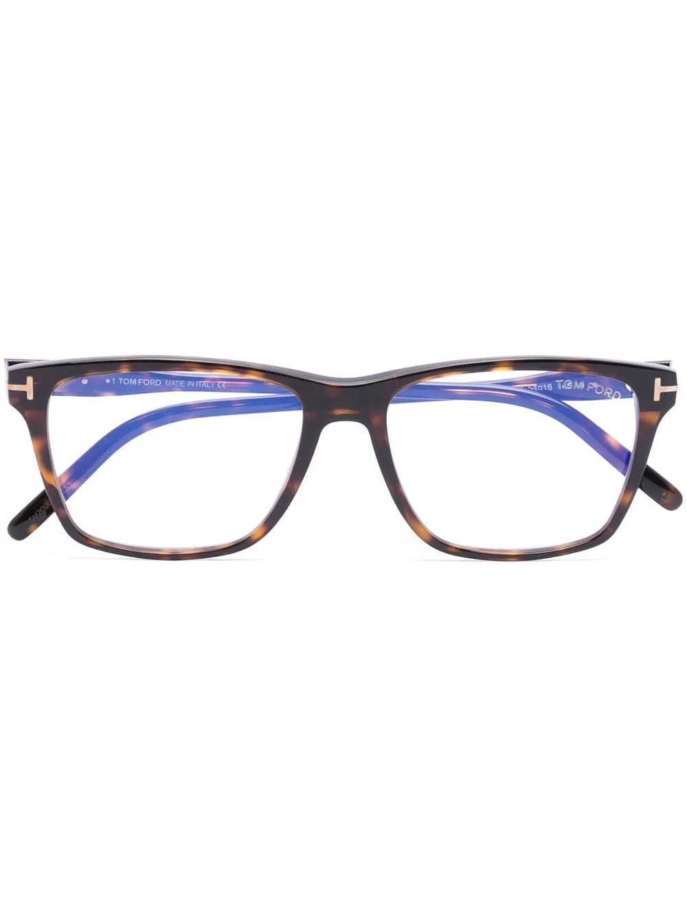 

TOM FORD Eyewear lentes con armazón estilo carey - Marrón