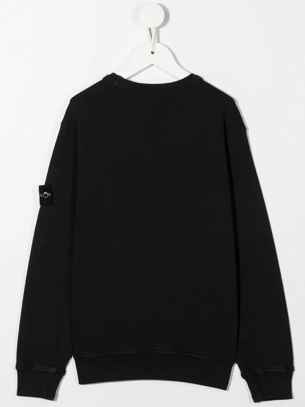 Stone Island Junior Trui met ronde hals - Zwart