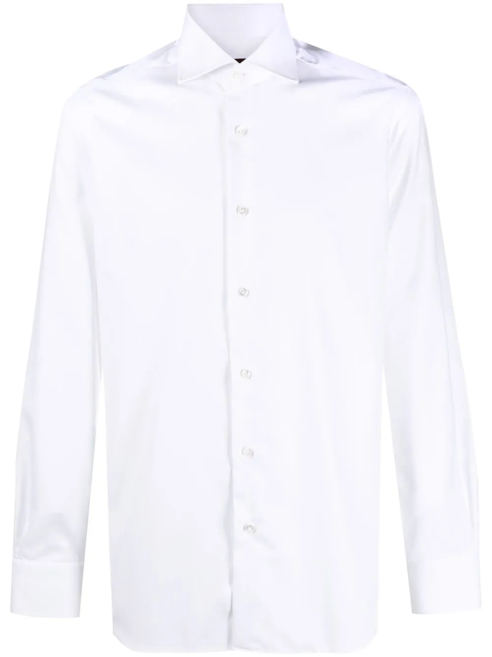 

Barba button-don cotton shirt - White