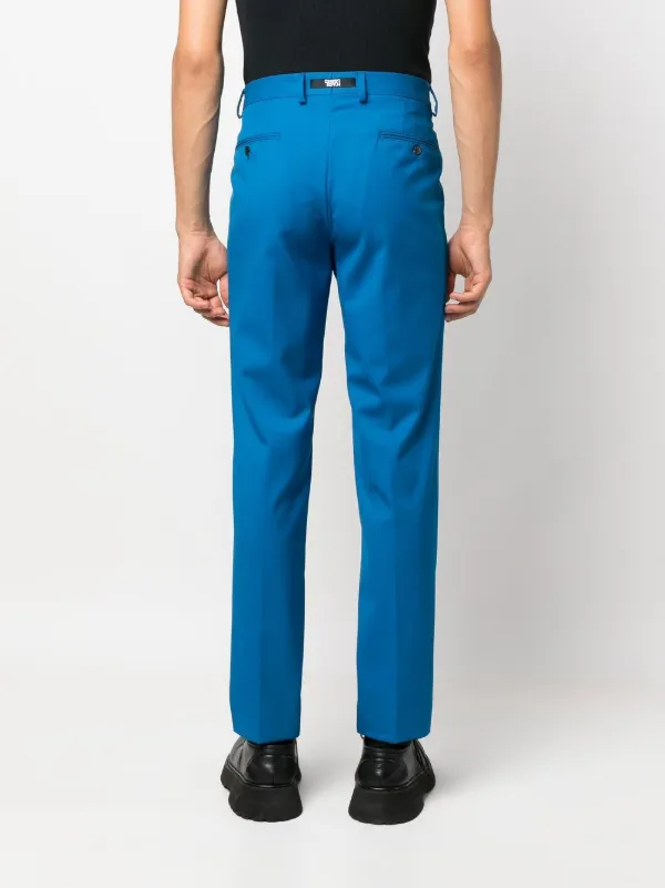 Farfetch Uomo Abbigliamento Pantaloni e jeans Pantaloni Pantaloni chinos Blu Pantaloni sartoriali dritti 