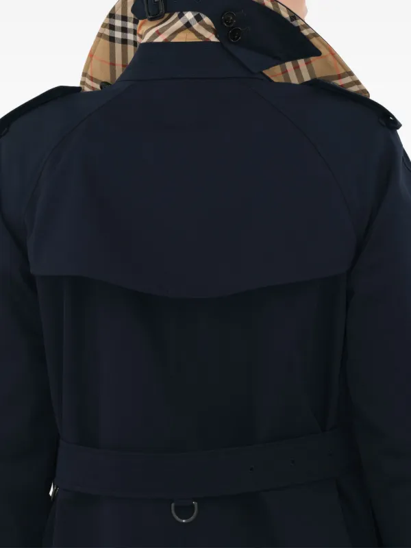 Burberry Waterloo Heritage Trench Coat | Blue | FARFETCH