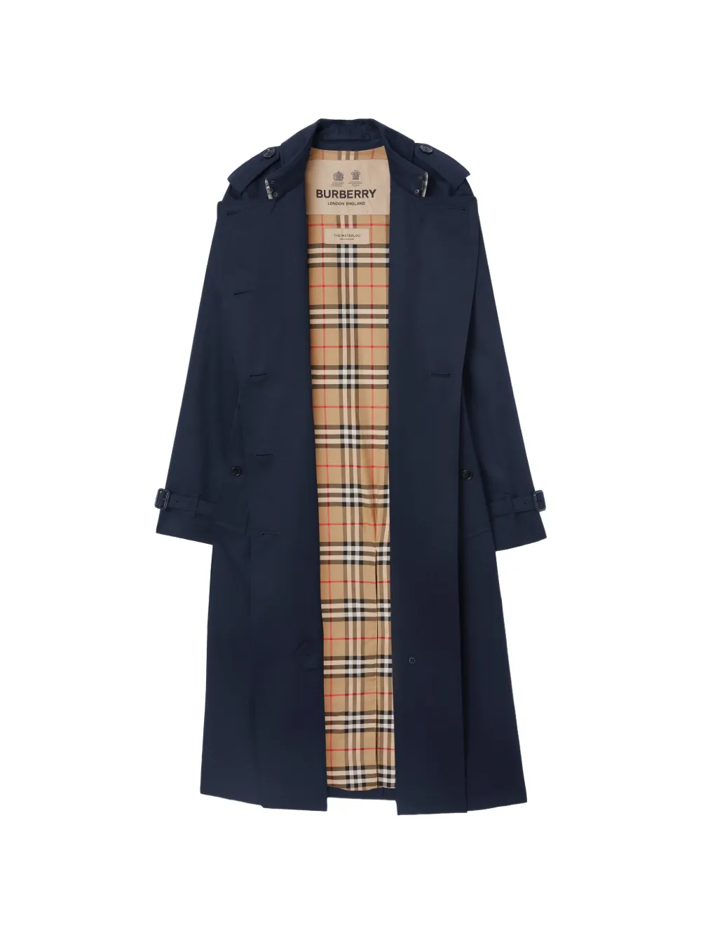 Burberry Waterloo Heritage Trench Coat | Blue | FARFETCH
