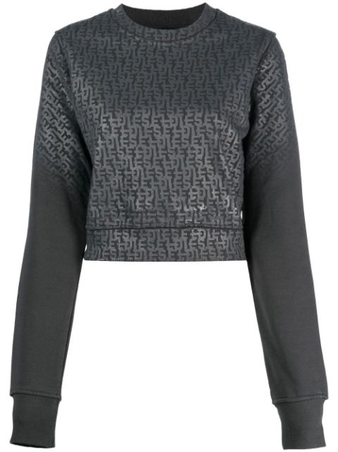 Diesel monogram-print sweatshirt Women