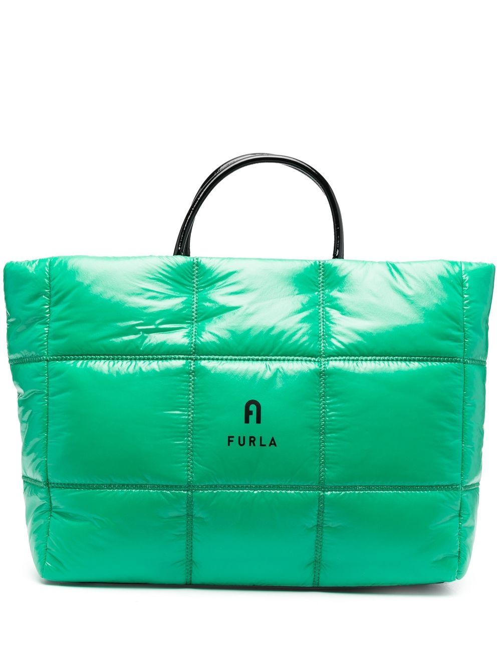 

Furla tote Piuma con diseño capitonado - Verde