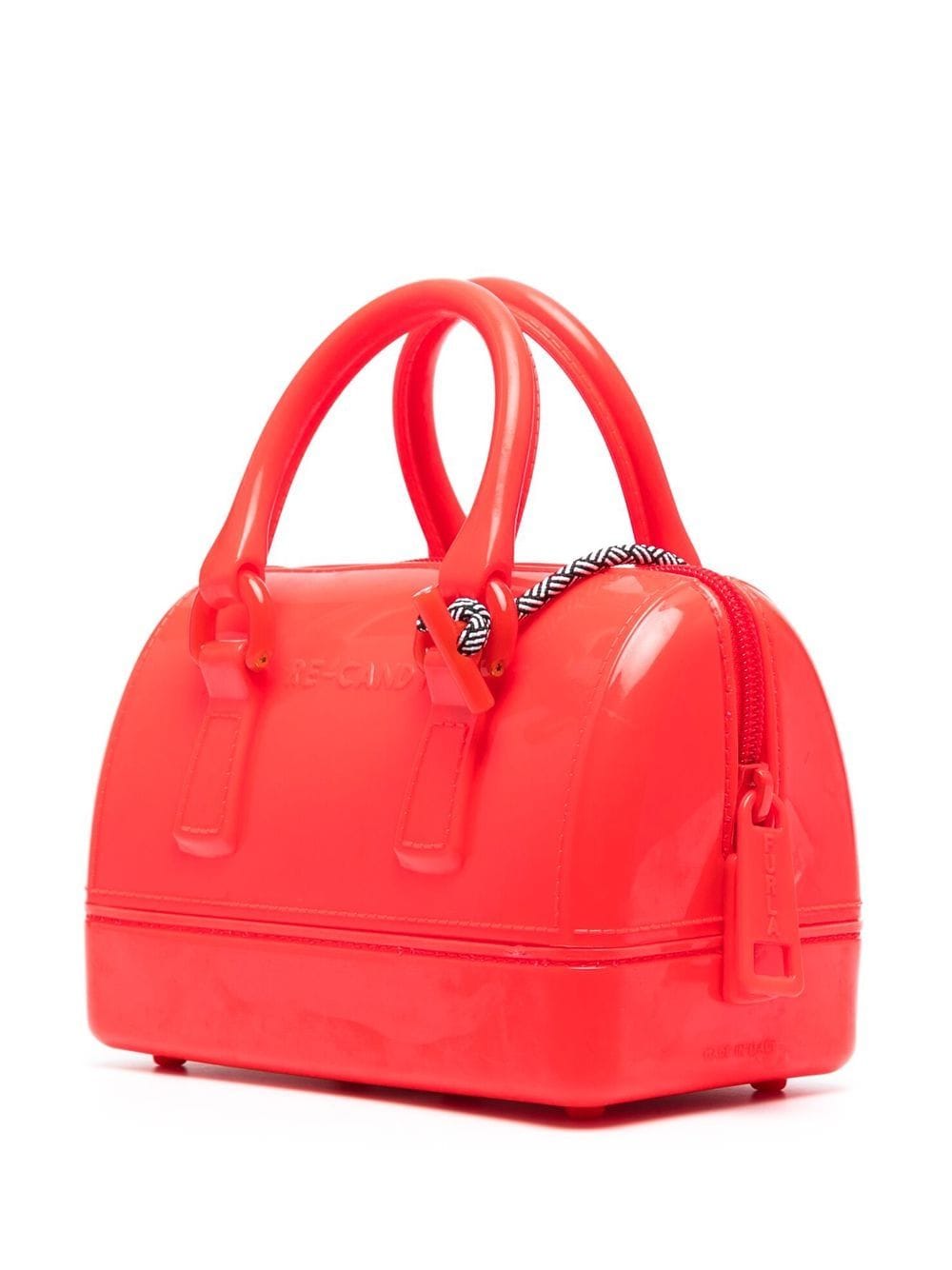 Furla Shopper met logo-reliëf - Rood