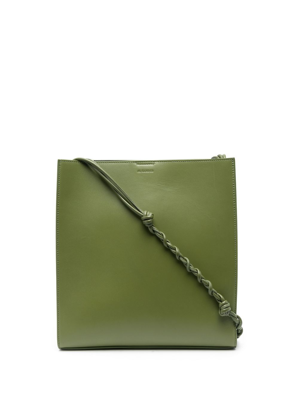 

Jil Sander bolsa de hombro con sello del logo - Verde