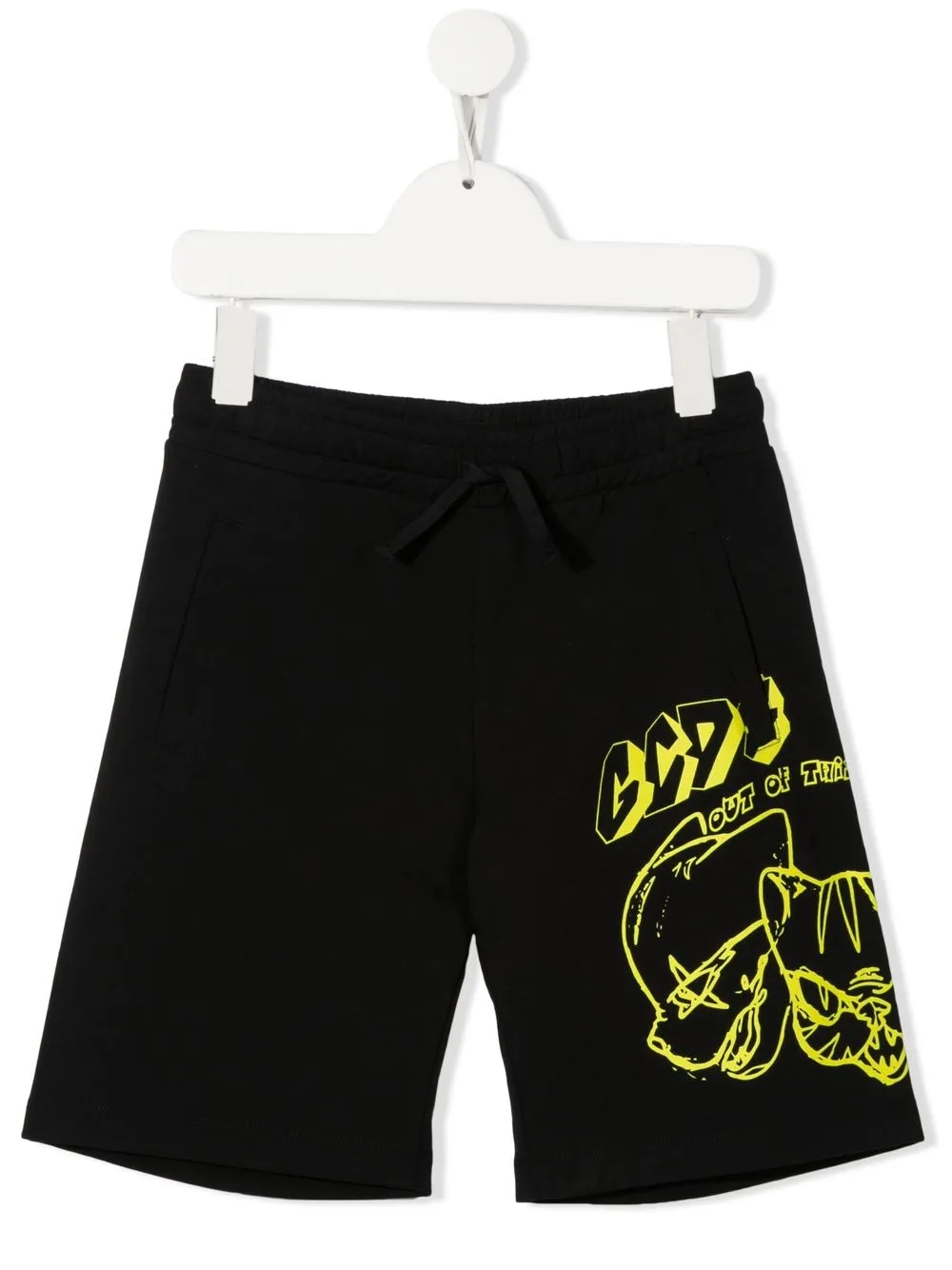 

Gcds Kids graphic-print shorts - Black