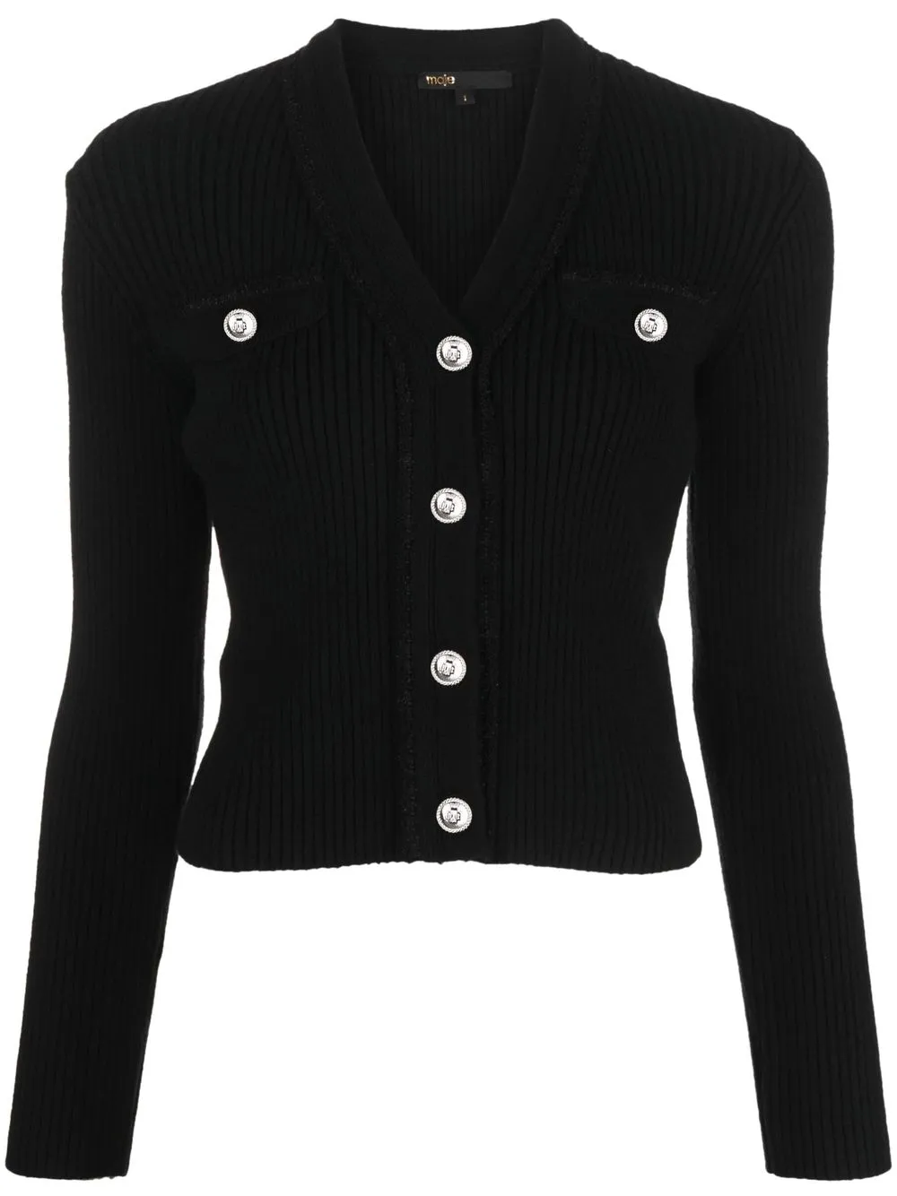 

Maje button detail cardigan - Black