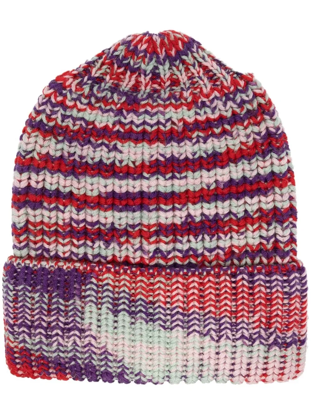 

Missoni gorro de tejido grueso - Rojo