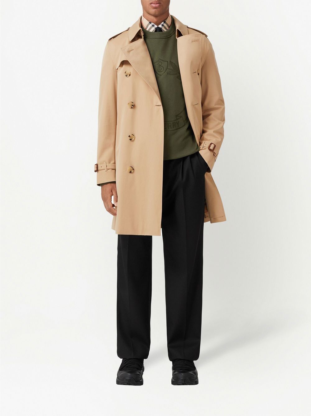 Image 2 of Burberry The Kensington Heritage trench coat