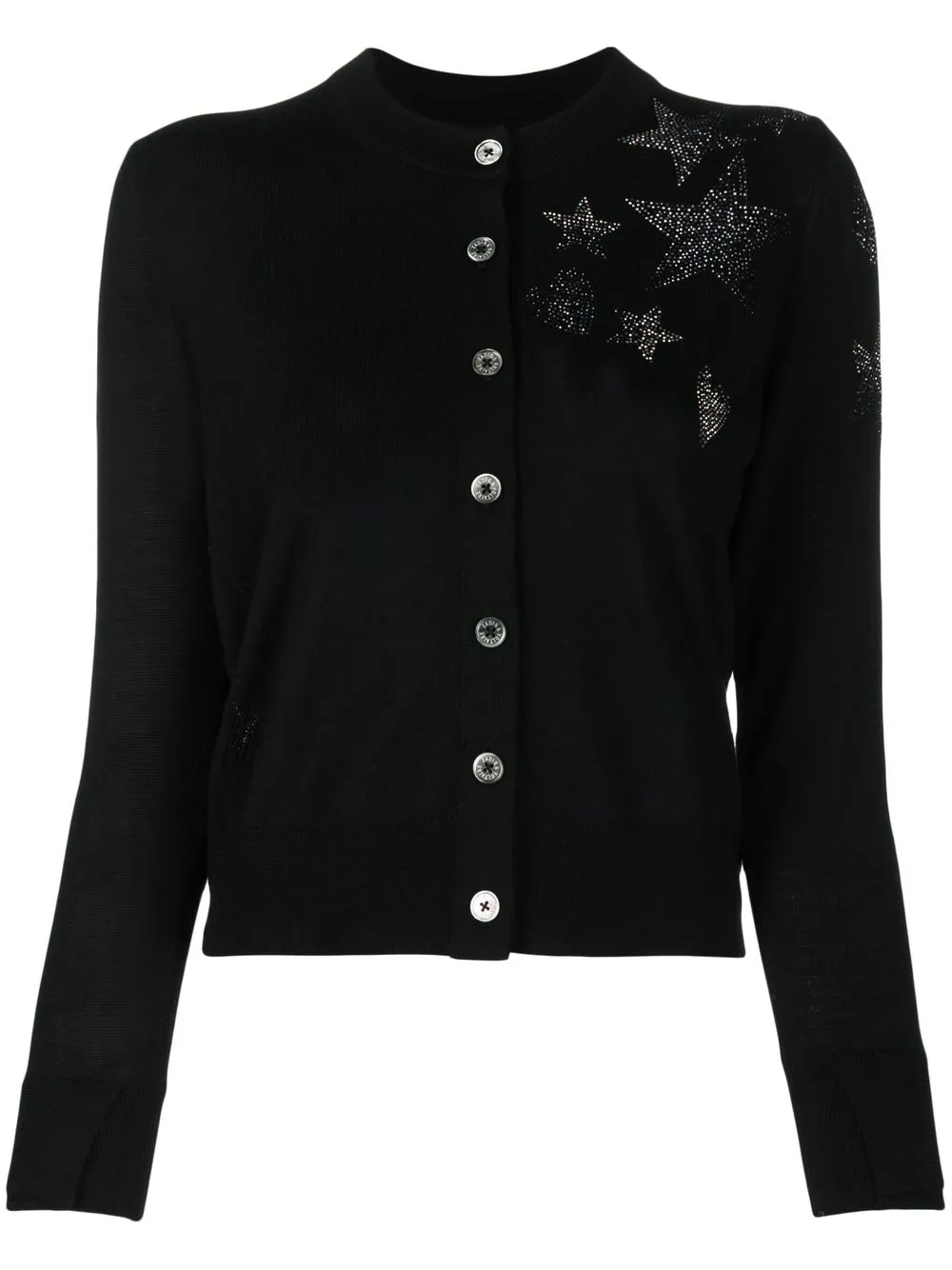 

Zadig&Voltaire star-detail button-up cardigan - Black