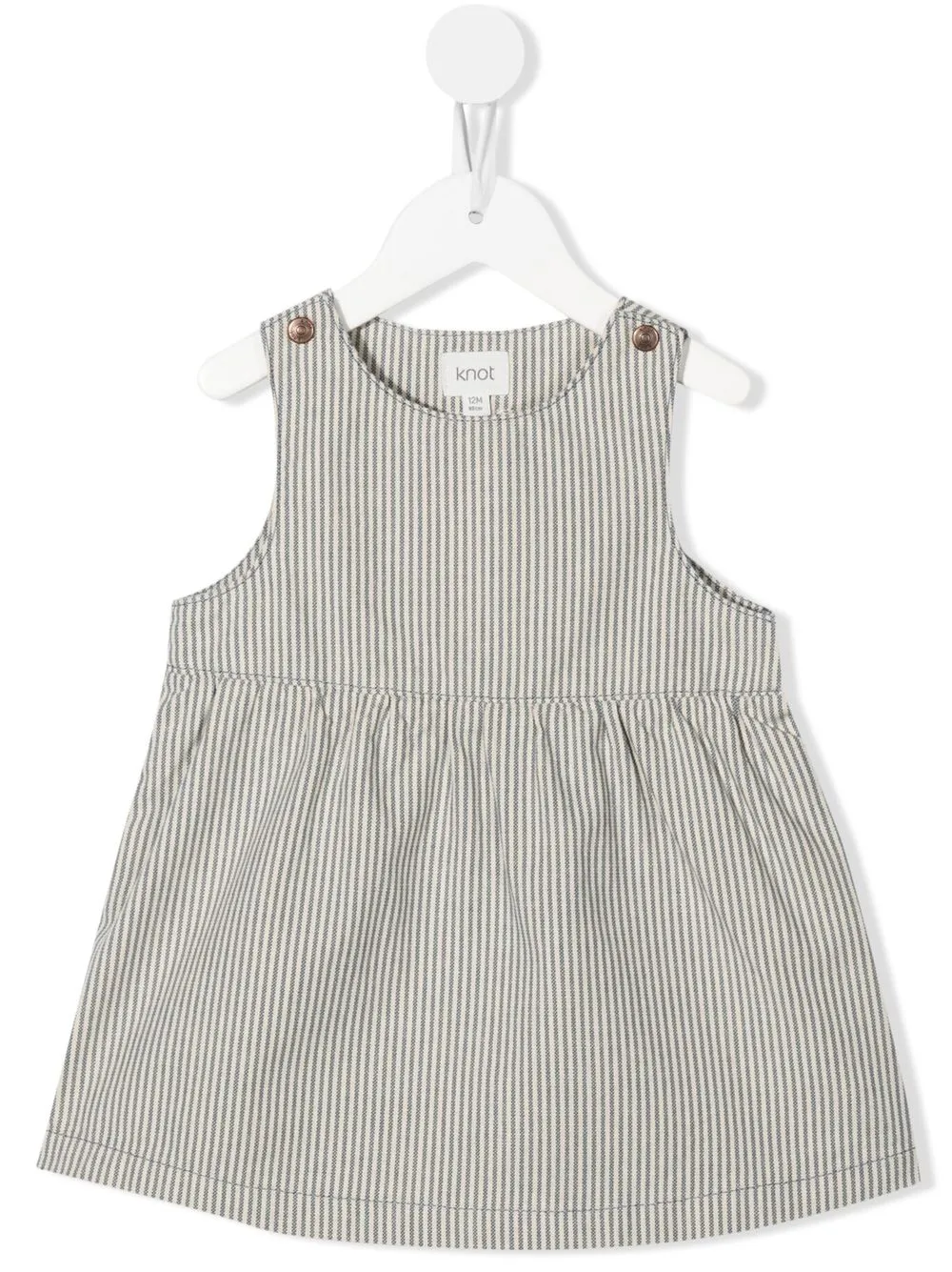 

Knot Lanna twill pinafore dress - Blue