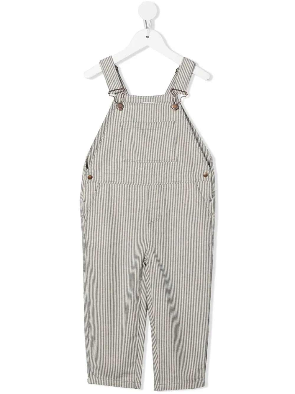 

Knot Billy striped twill dungarees - Blue