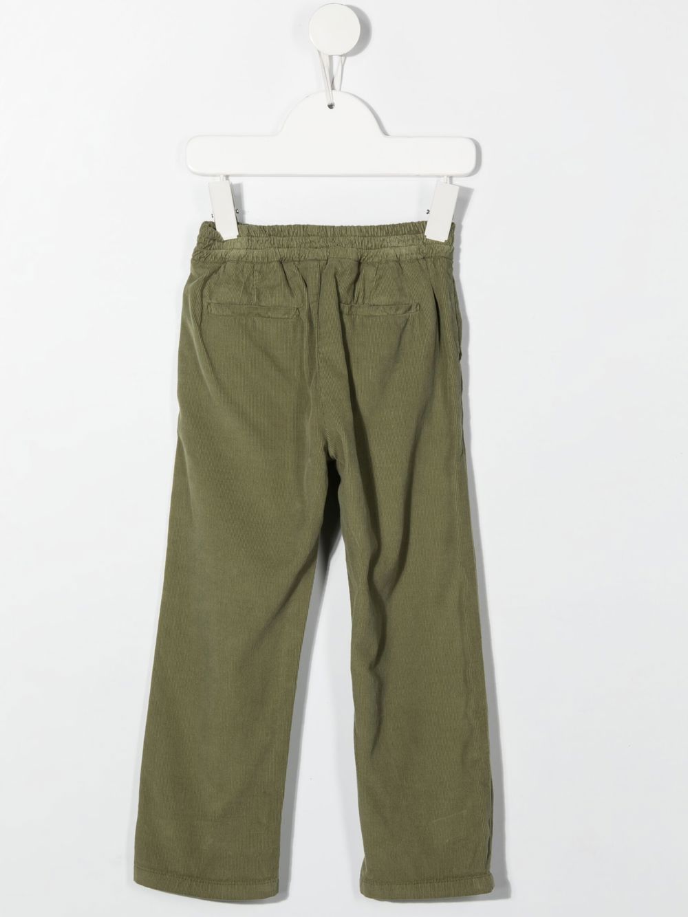 Knot Ribfluwelen chino - Groen