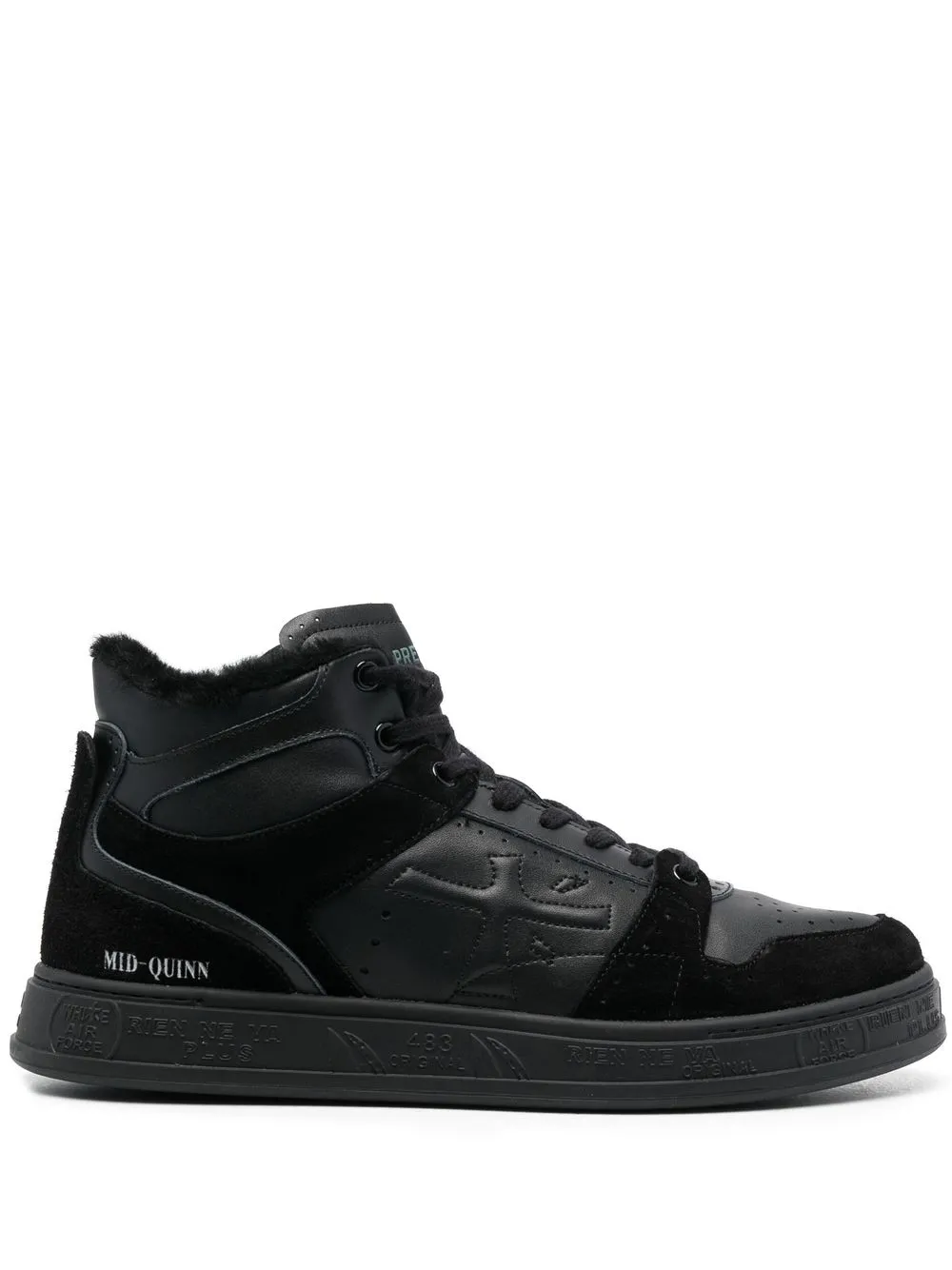 

Premiata Quinn high-top sneakers - Black