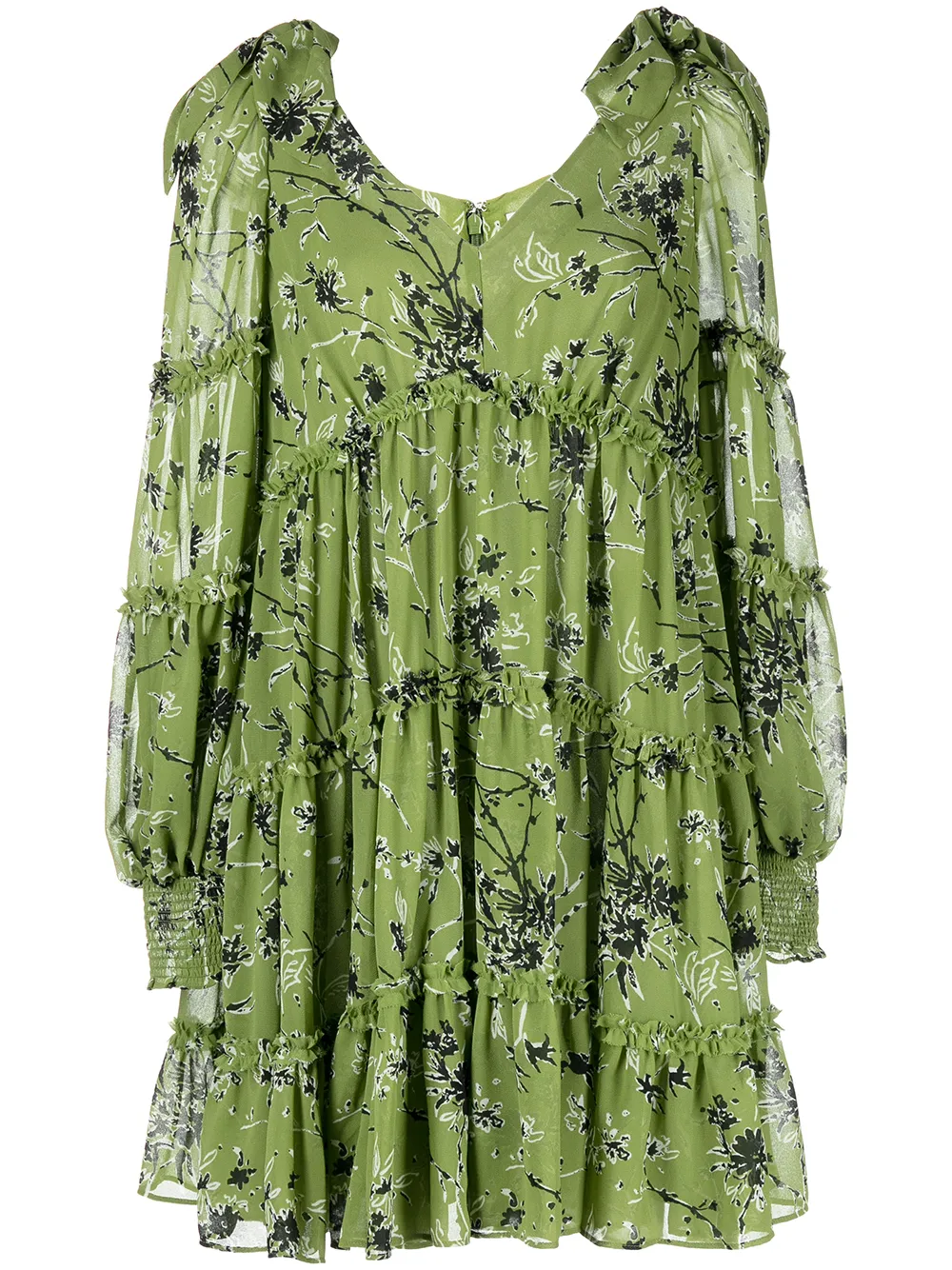 

Cinq A Sept vestido Vicky con estampado floral - Verde