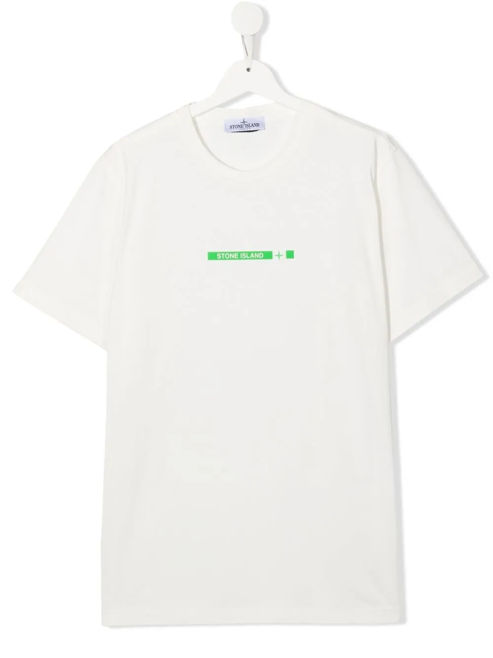 

Stone Island playera con logo estampado - Blanco