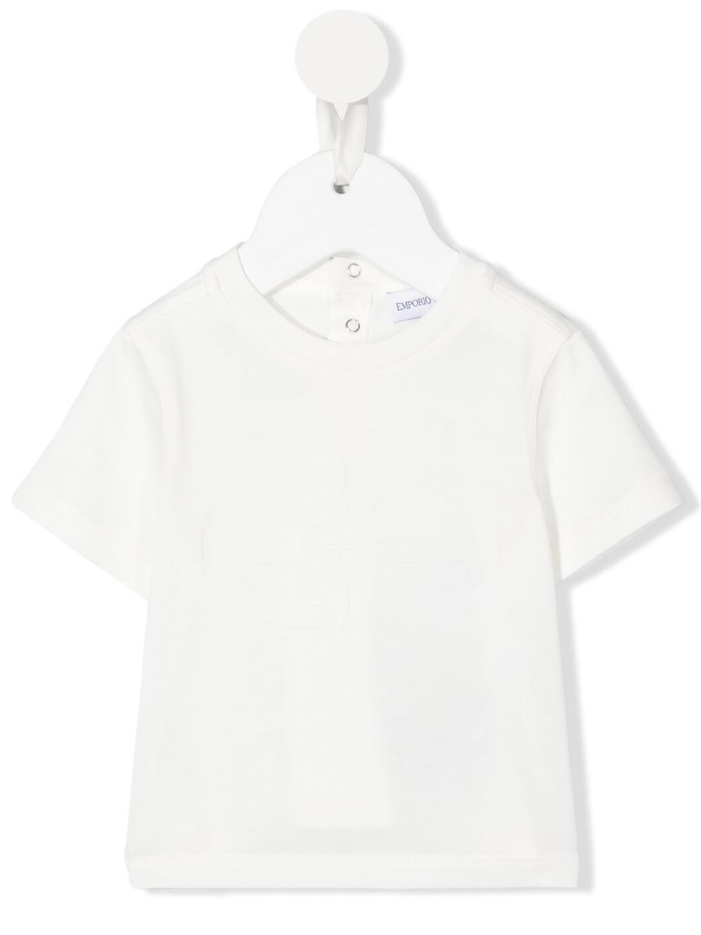 Emporio Armani Kids crewneck cotton T-shirt - White