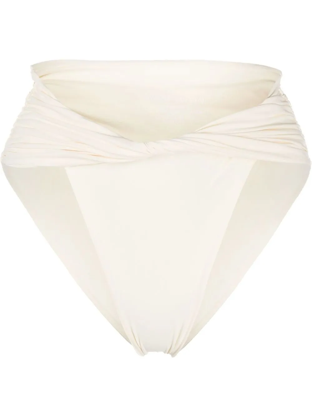 

Magda Butrym ruched bikini bottoms - Neutrals