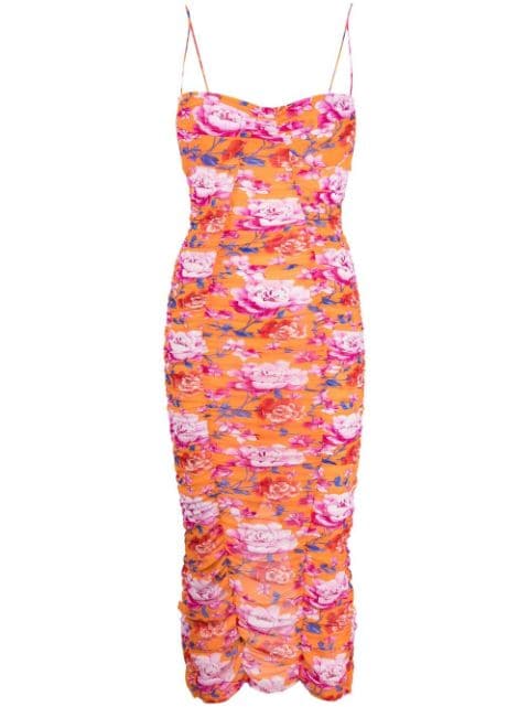 Magda Butrym floral-print ruched dress