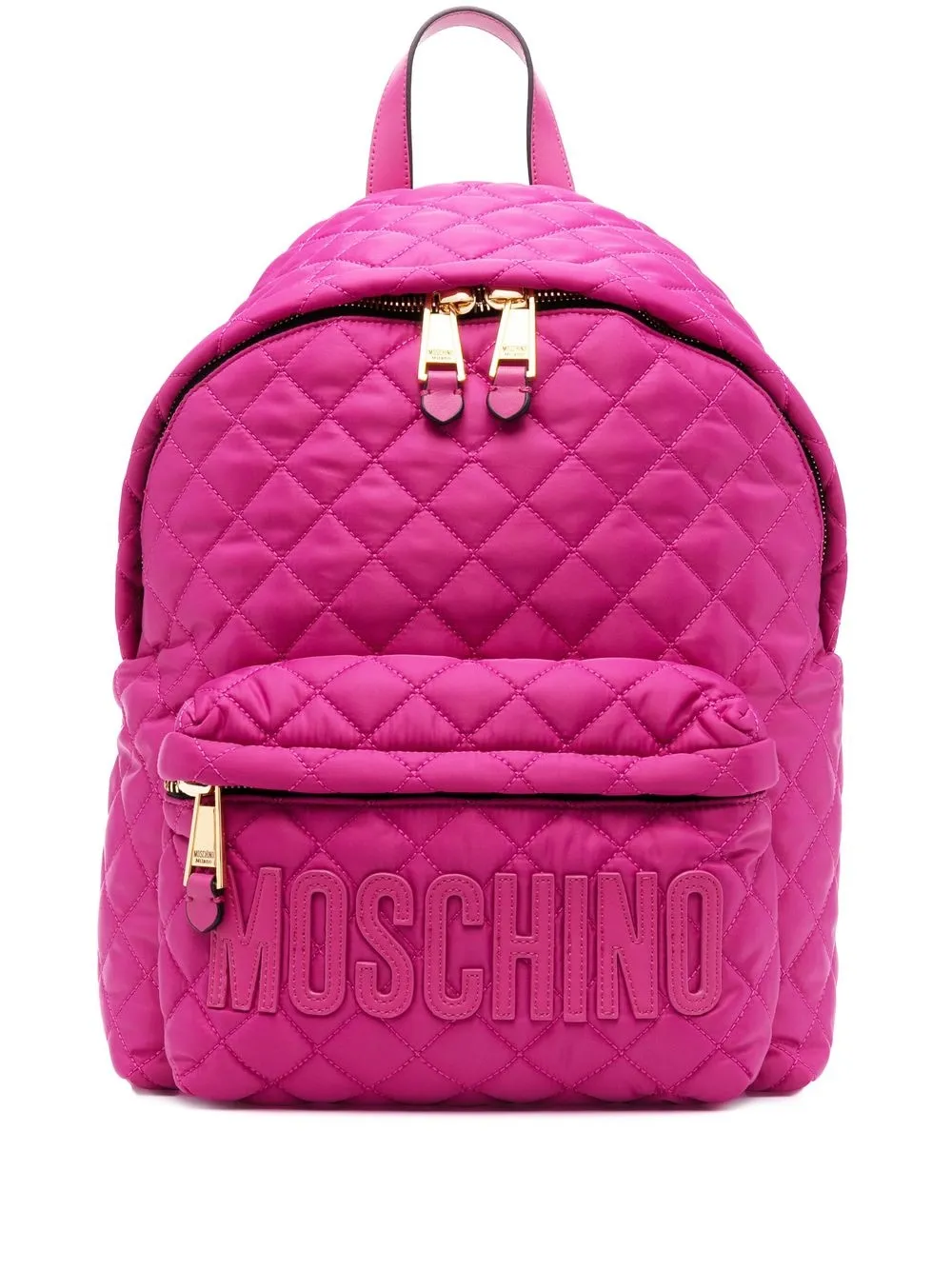 

Moschino mochila capitonada mini - Rosado