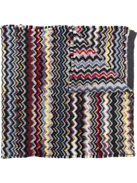 Missoni bufanda tejida chevron 