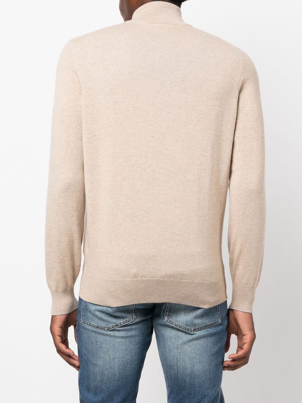 Brunello Cucinelli zip-up cashmere jumper Men