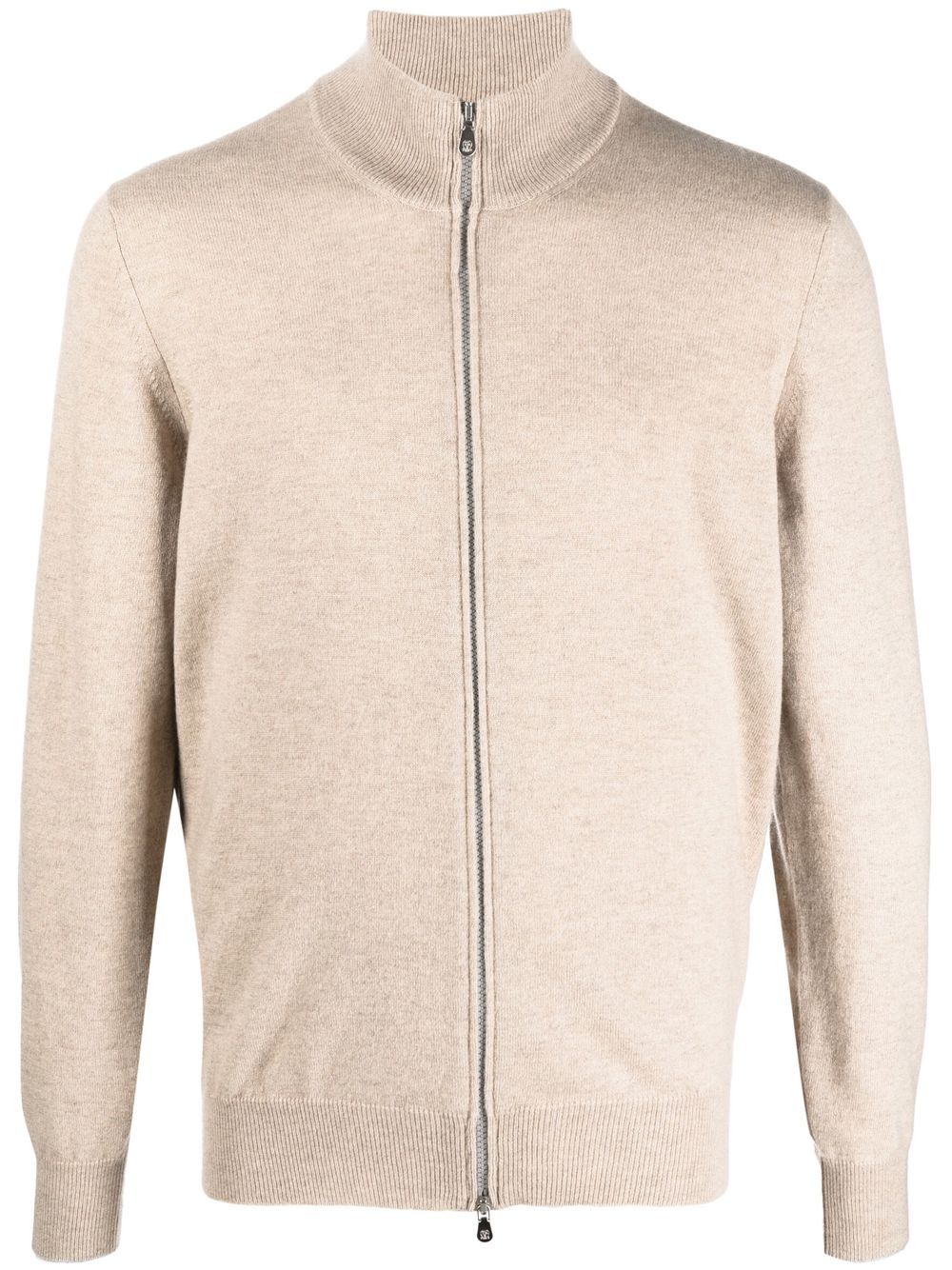 Brunello Cucinelli zip-up cashmere jumper - Neutrals