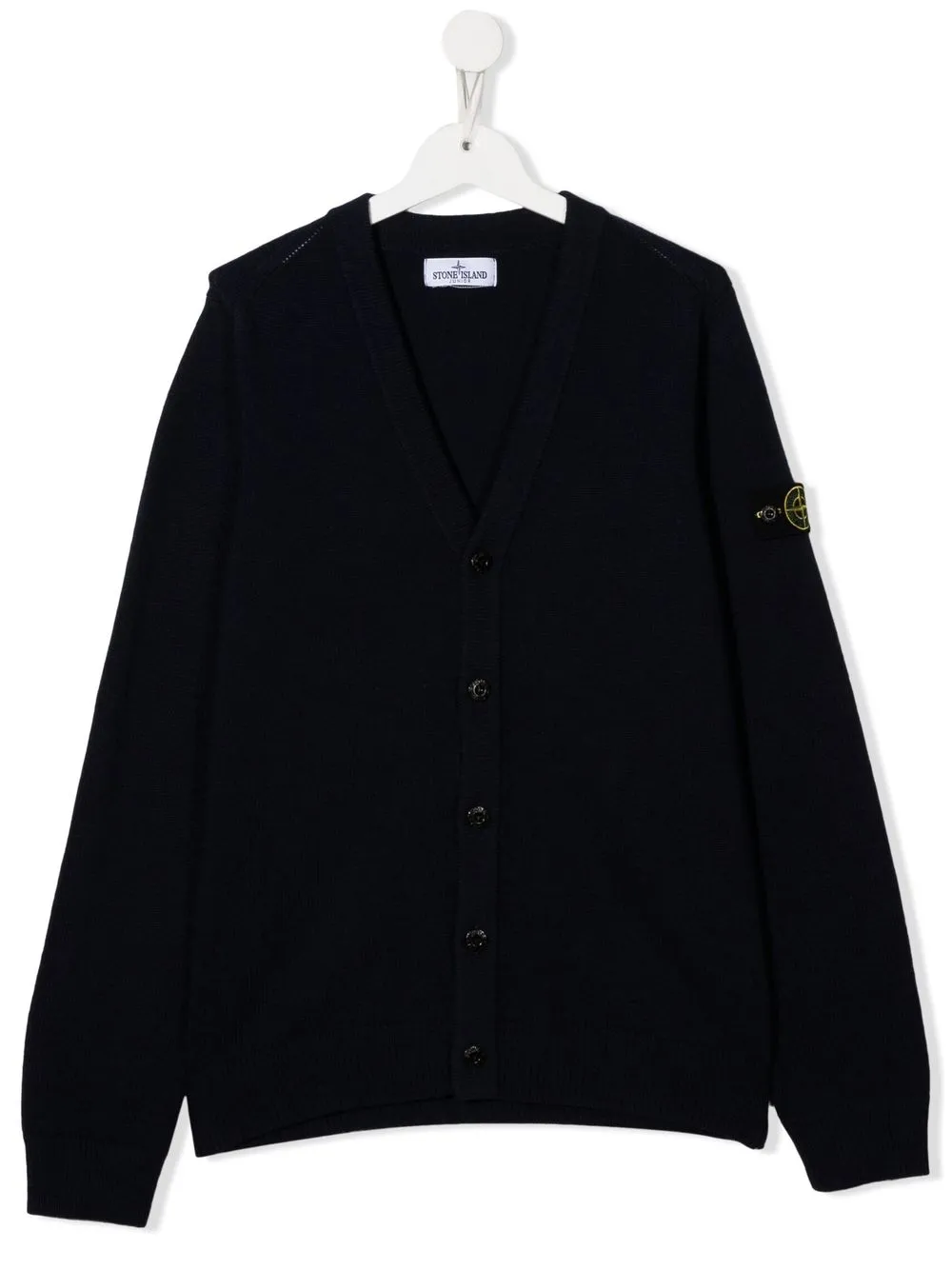 

Stone Island Junior suéter con parche del logo - Azul
