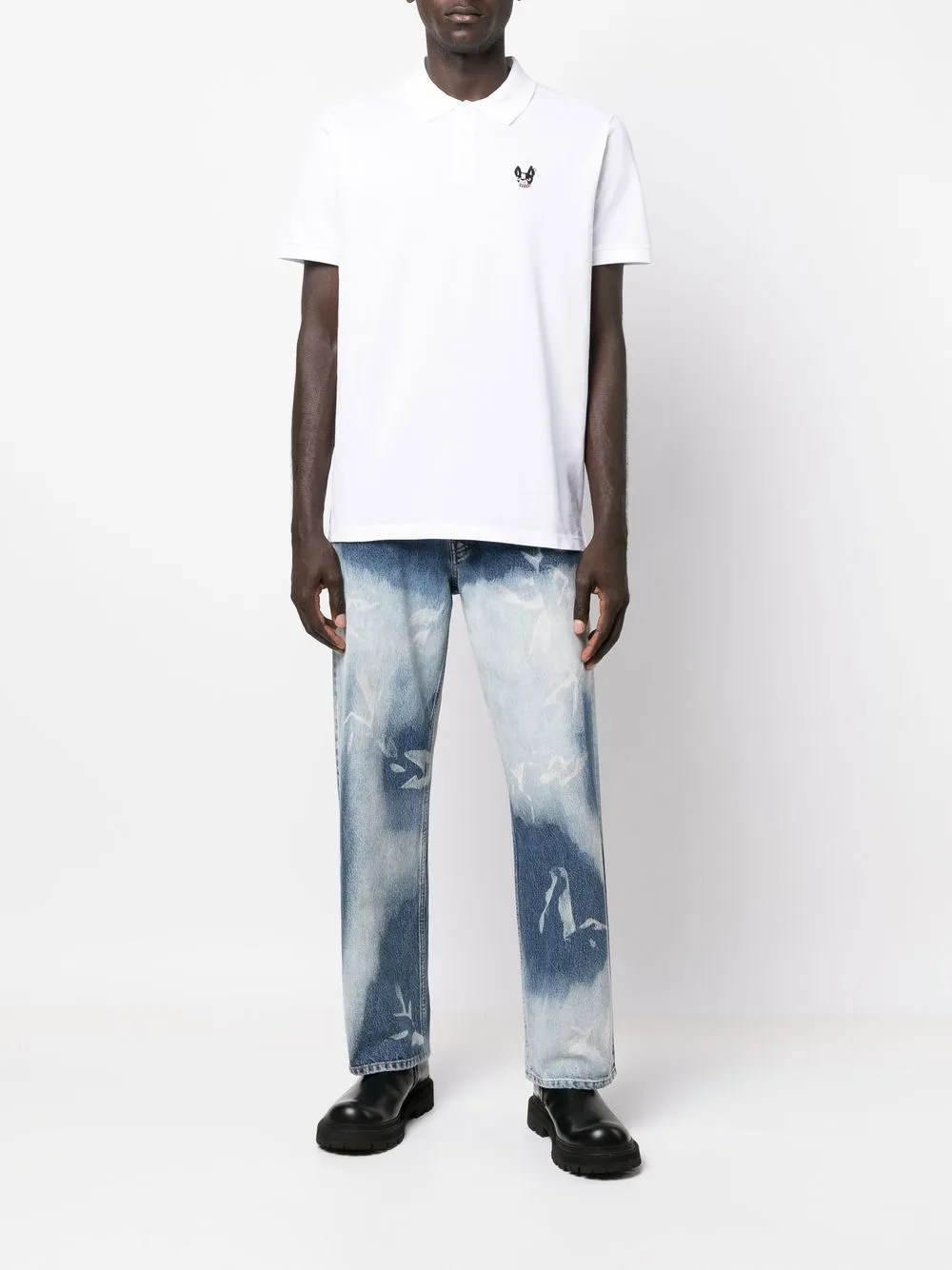 Dsquared2 Poloshirt met borduurwerk - Wit