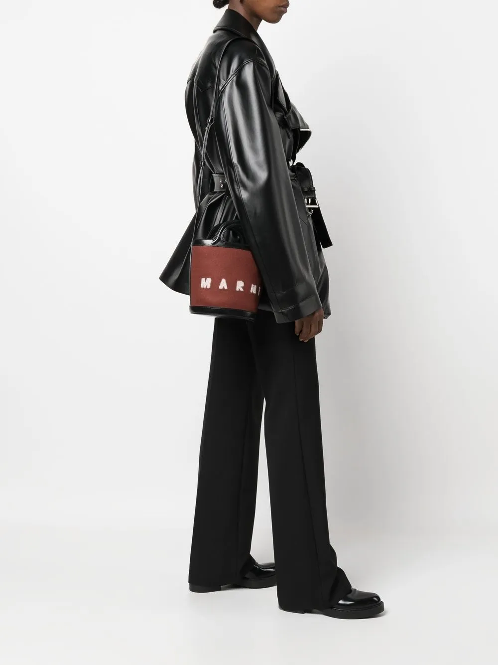 Affordable Marni Tasche logo-print bucket bag Women