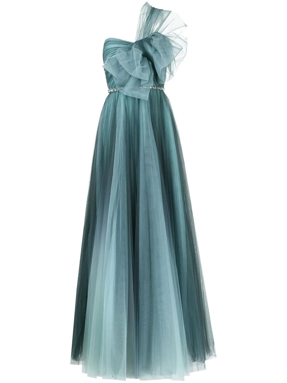 

Jenny Packham vestido de fiesta con moño - Azul