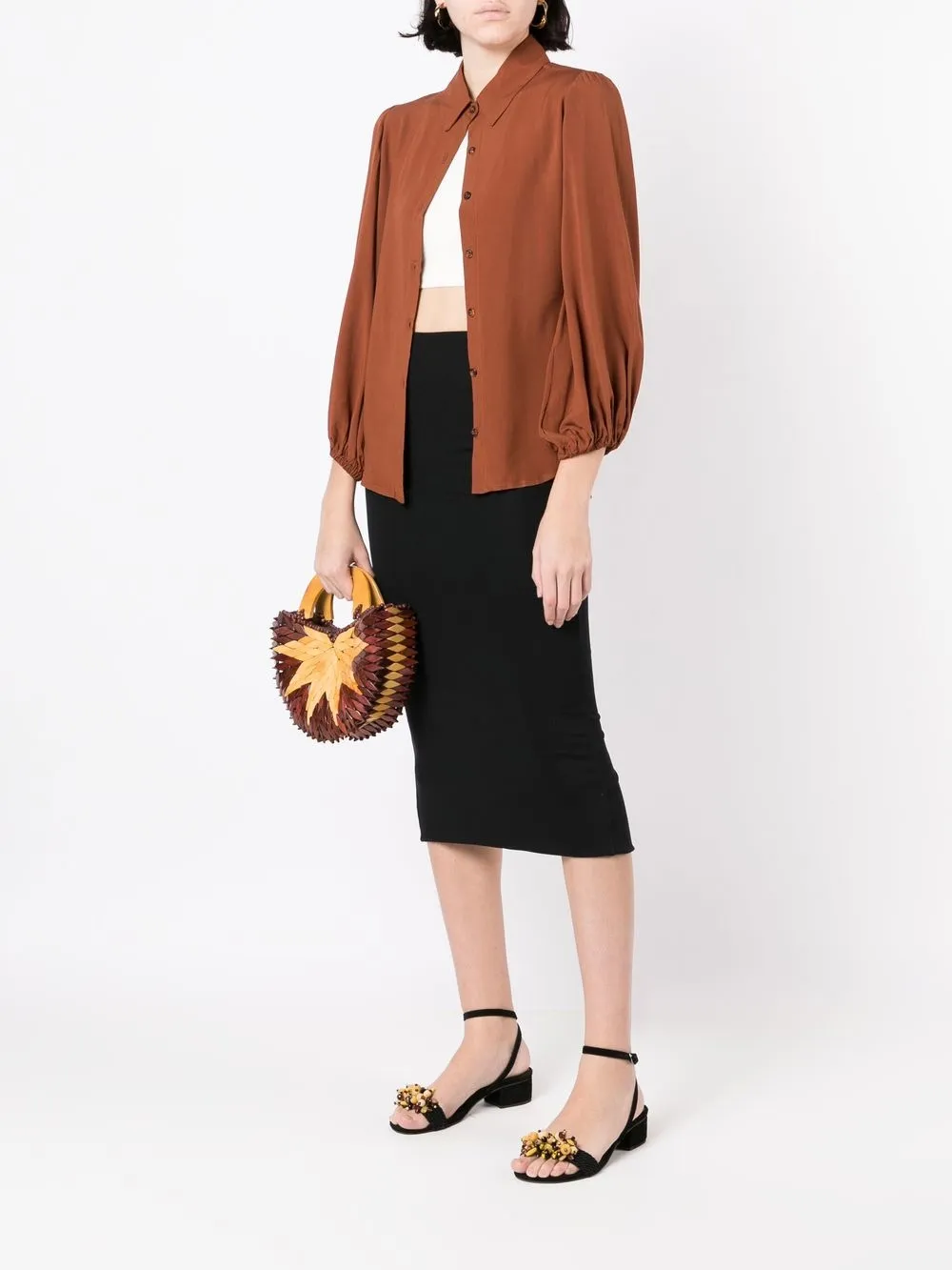 LUIZA BOTTO Cropped top - Wit