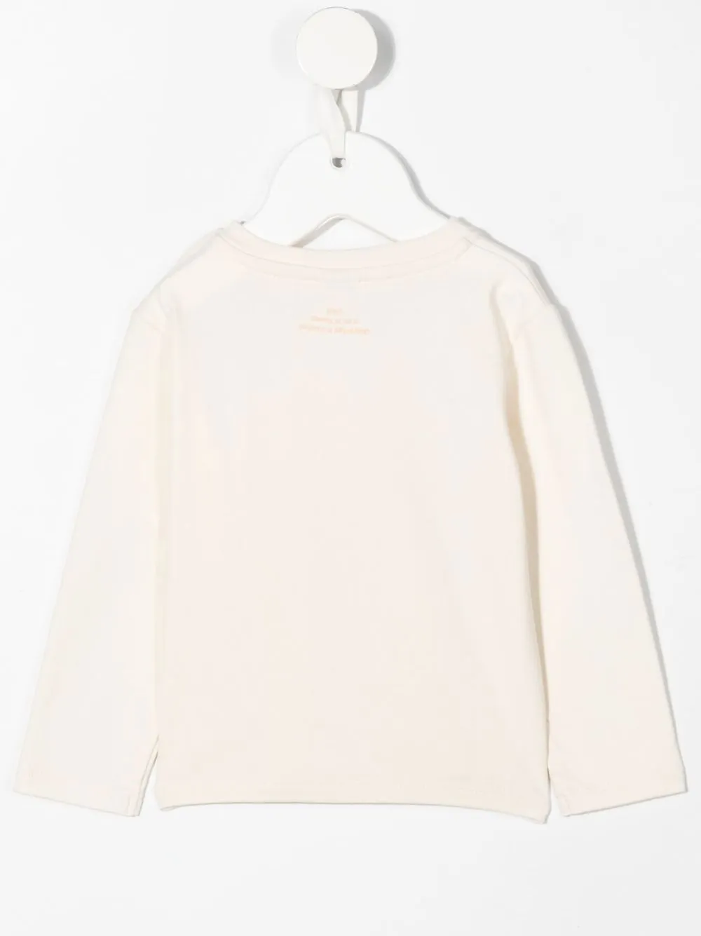 Knot T-shirt met lange mouwen - Beige