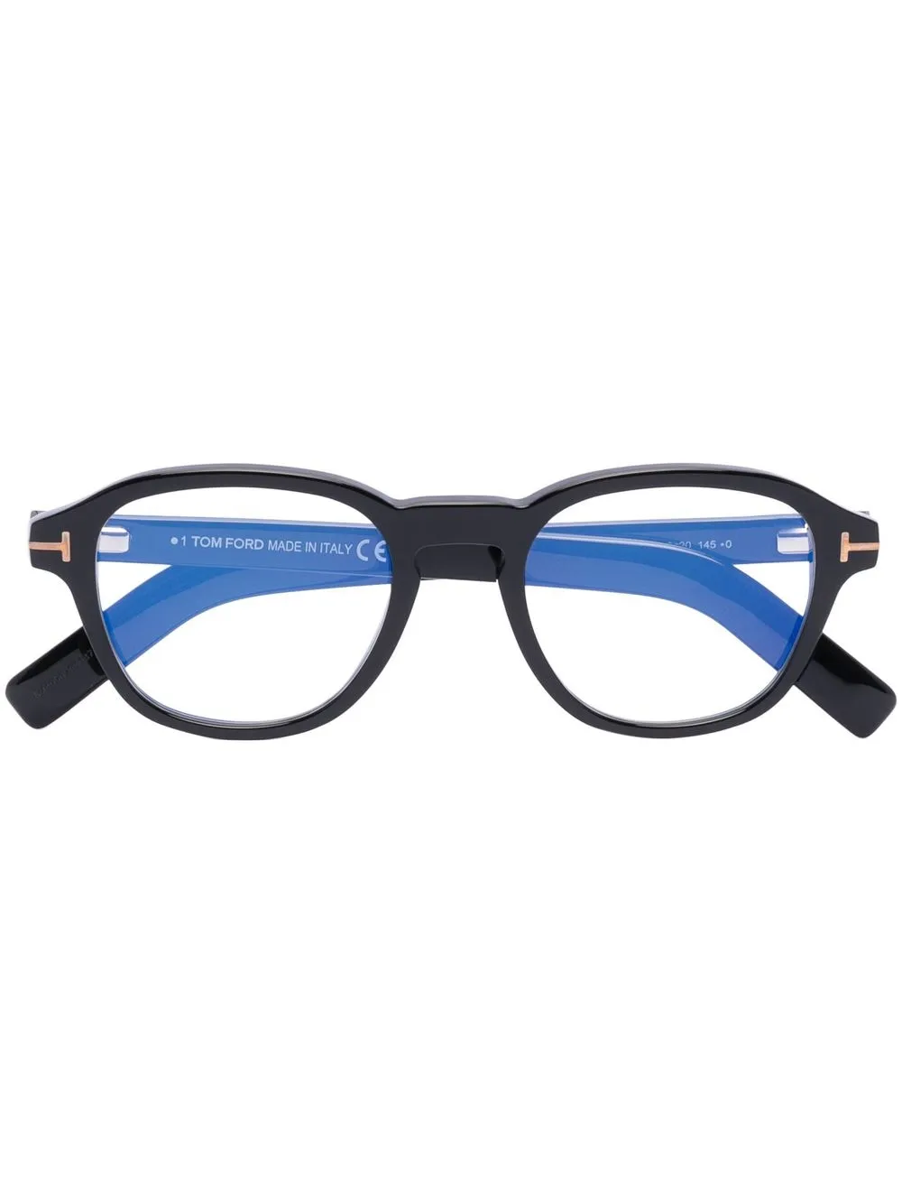 

TOM FORD Eyewear lentes con armazón redonda - Negro