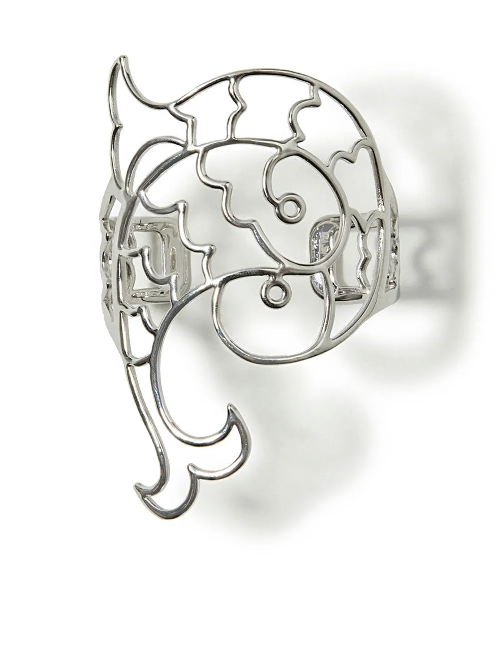 

PUCCI Pesci P fish cuff - Silver