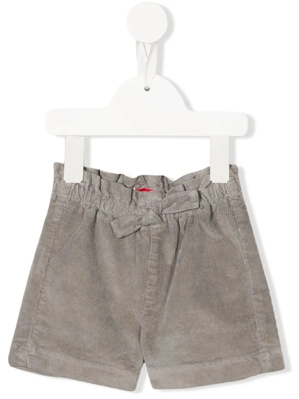 

Il Gufo paperbag-waist corduroy shorts - Grey