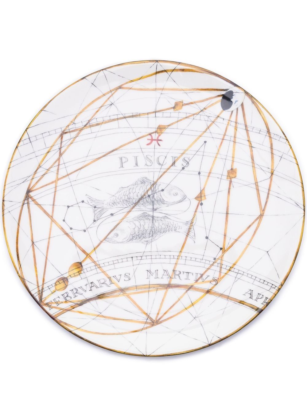 

Laboratorio Paravicini Zodiac Pisces dinner plate - Neutrals