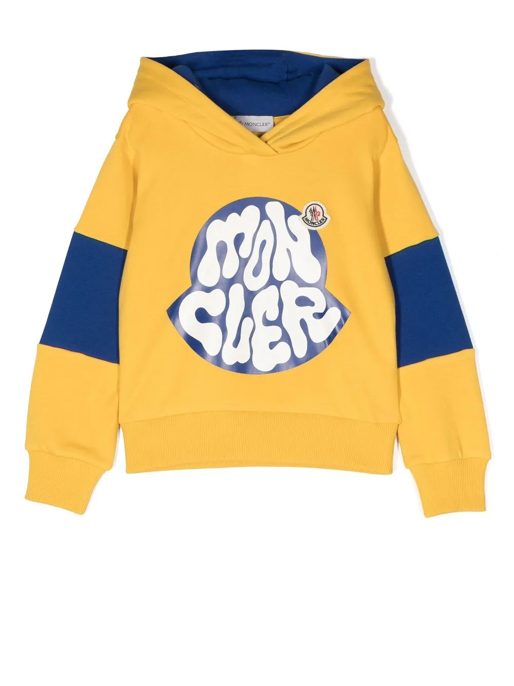 

Moncler Enfant two-tone graphic-hoodie - Yellow