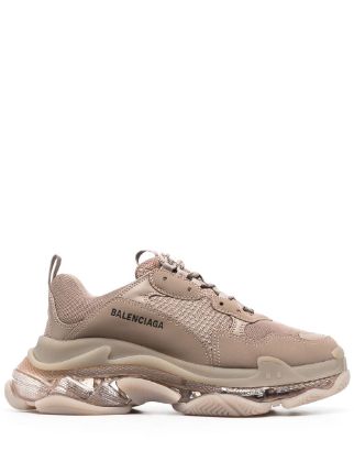 Balenciaga triple s homme marron on sale