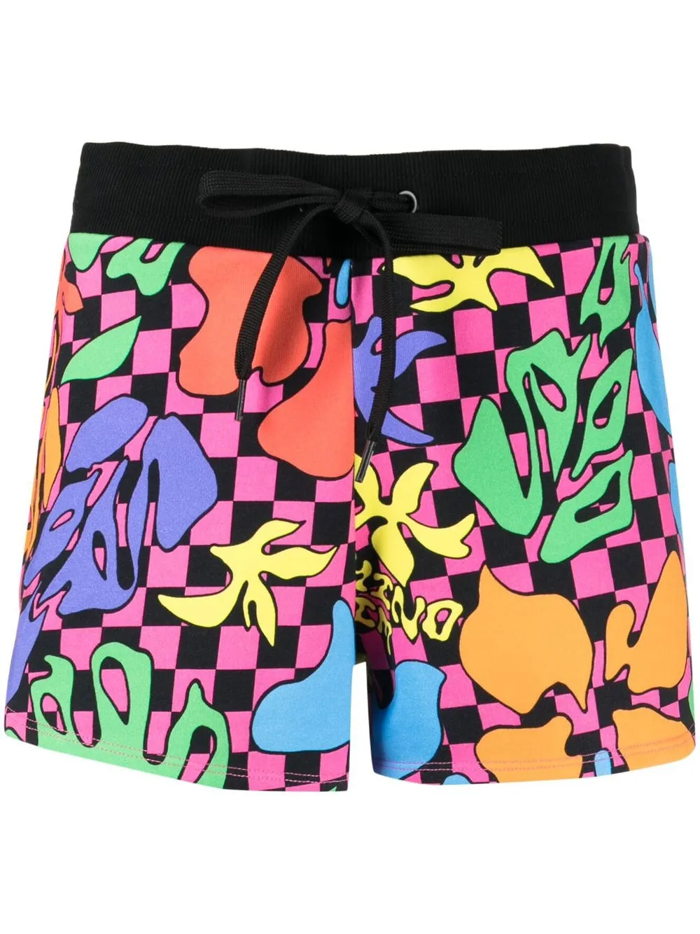 

Moschino shorts con estampado abstracto - Rosado