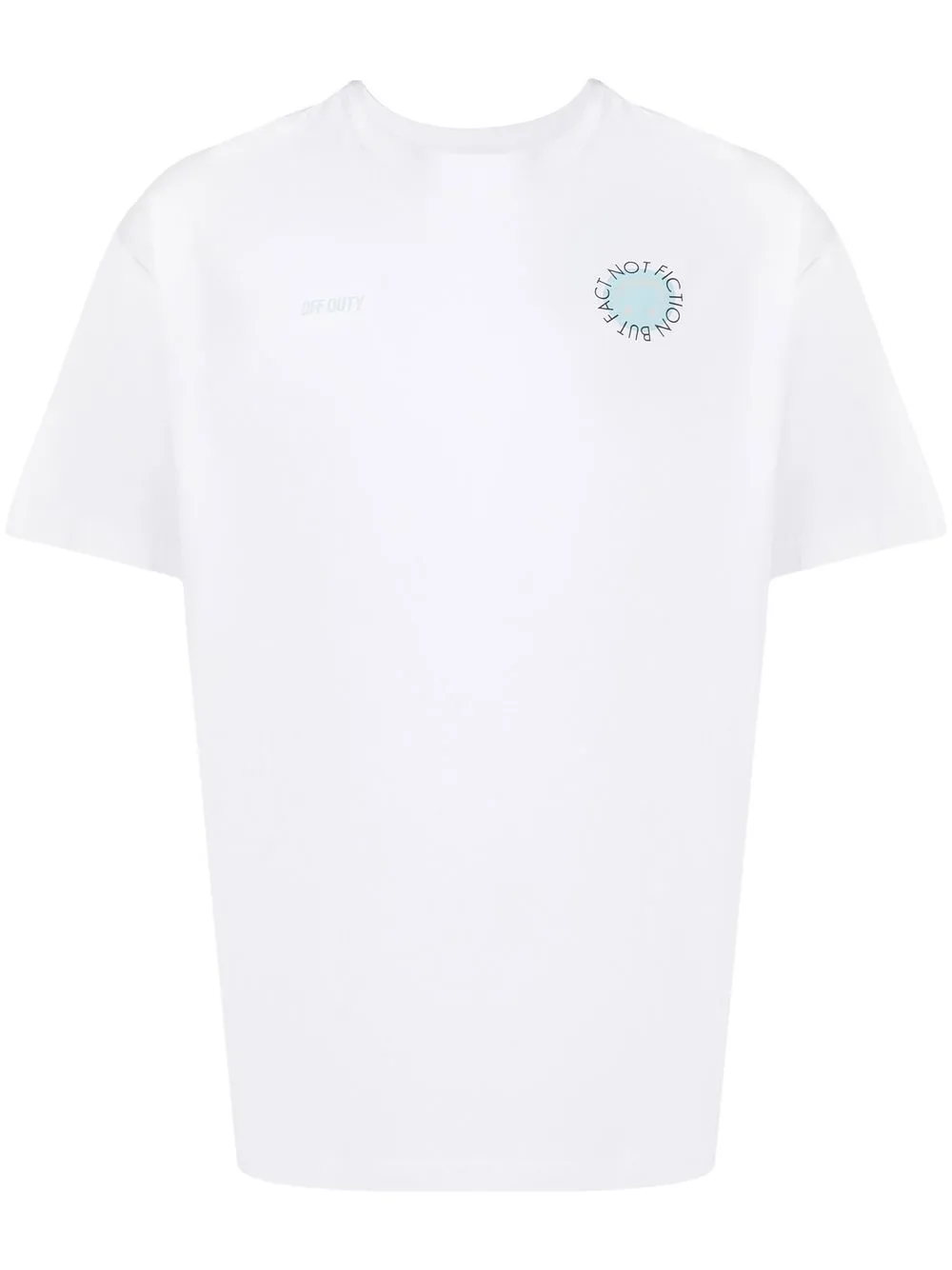 

Off Duty playera Fact Not Fiction - Blanco